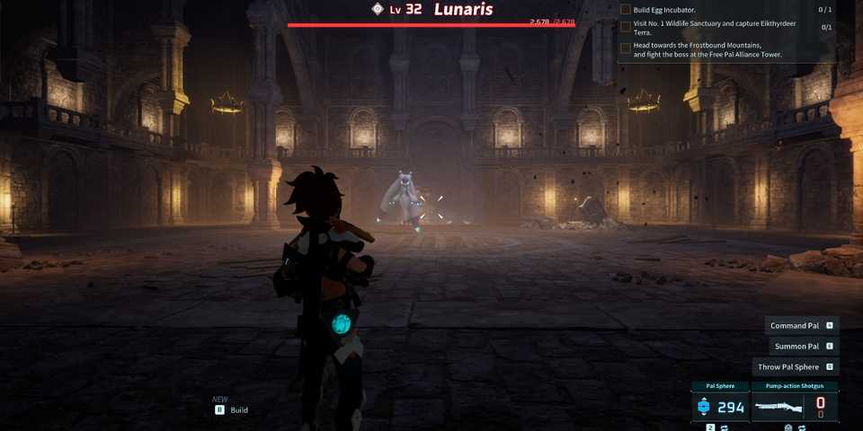 Screenshot showcasing where to find Alpha Lunaris in Palworld