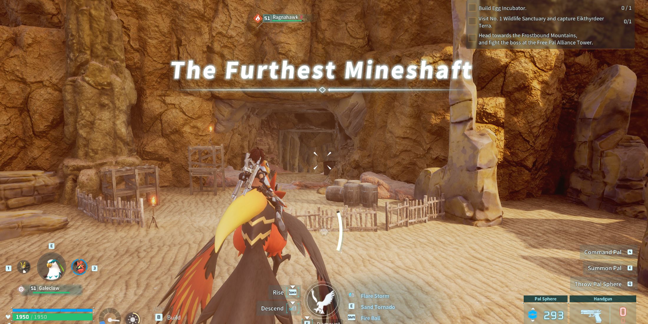 Screenshot showcasing where to find The Furthest Mineshaft in Palworld 