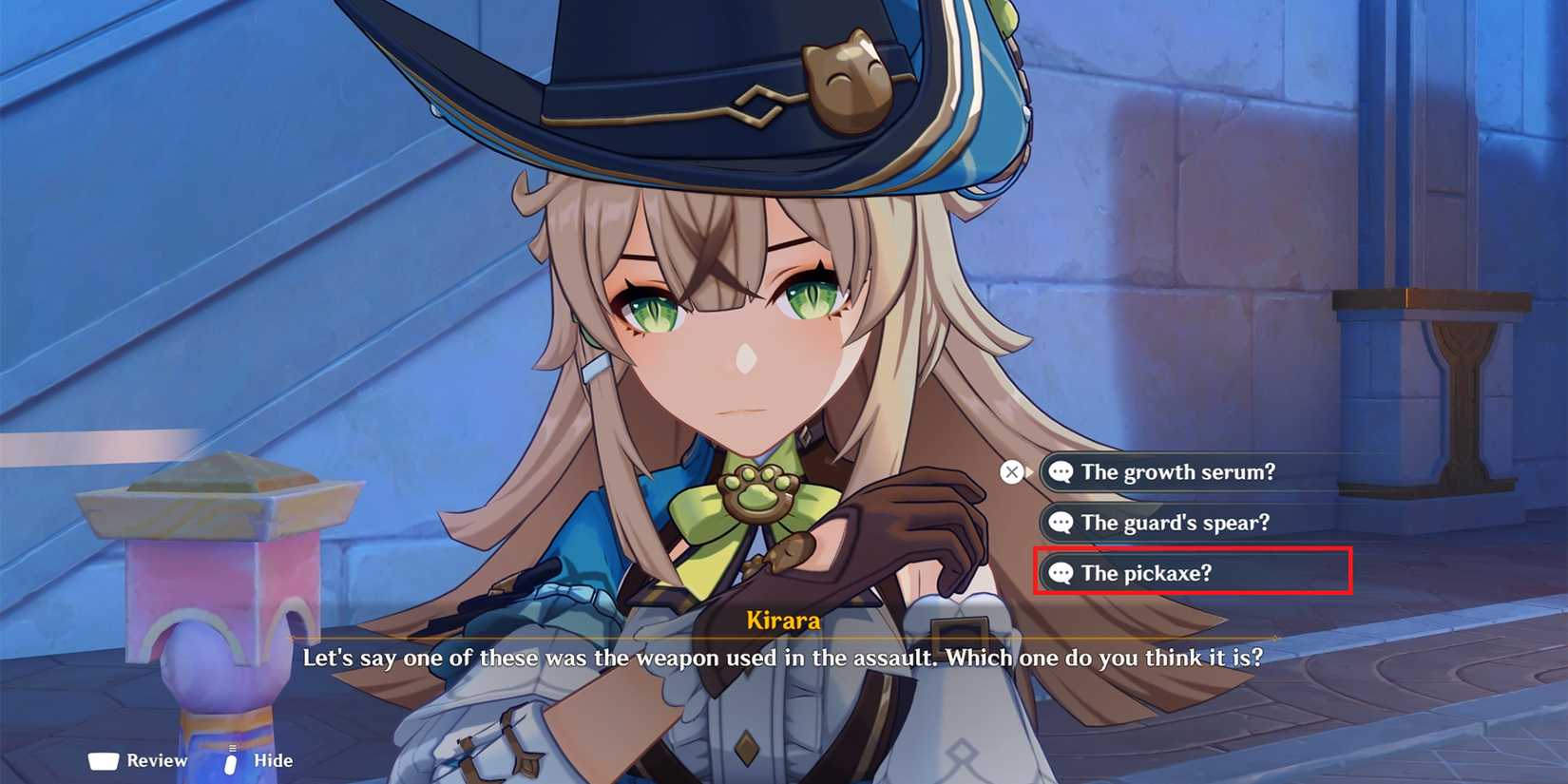 which weapon was used in the assault in genshin impact