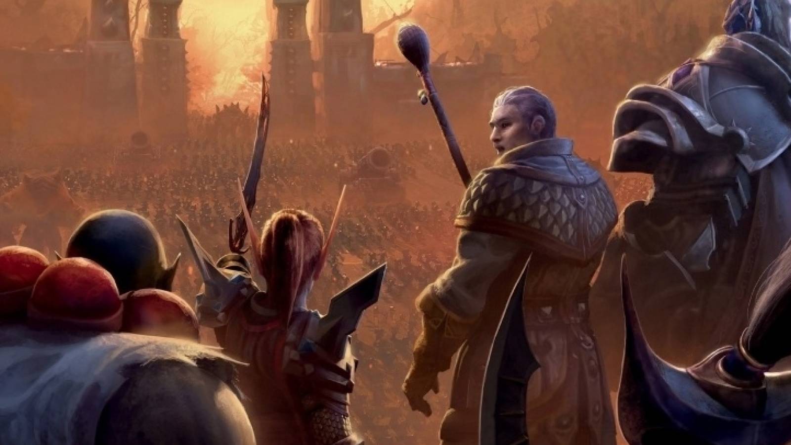 thrall liadrink khadgar maiev and maraad attacking orgrimmar from wow chronicle volume 4
