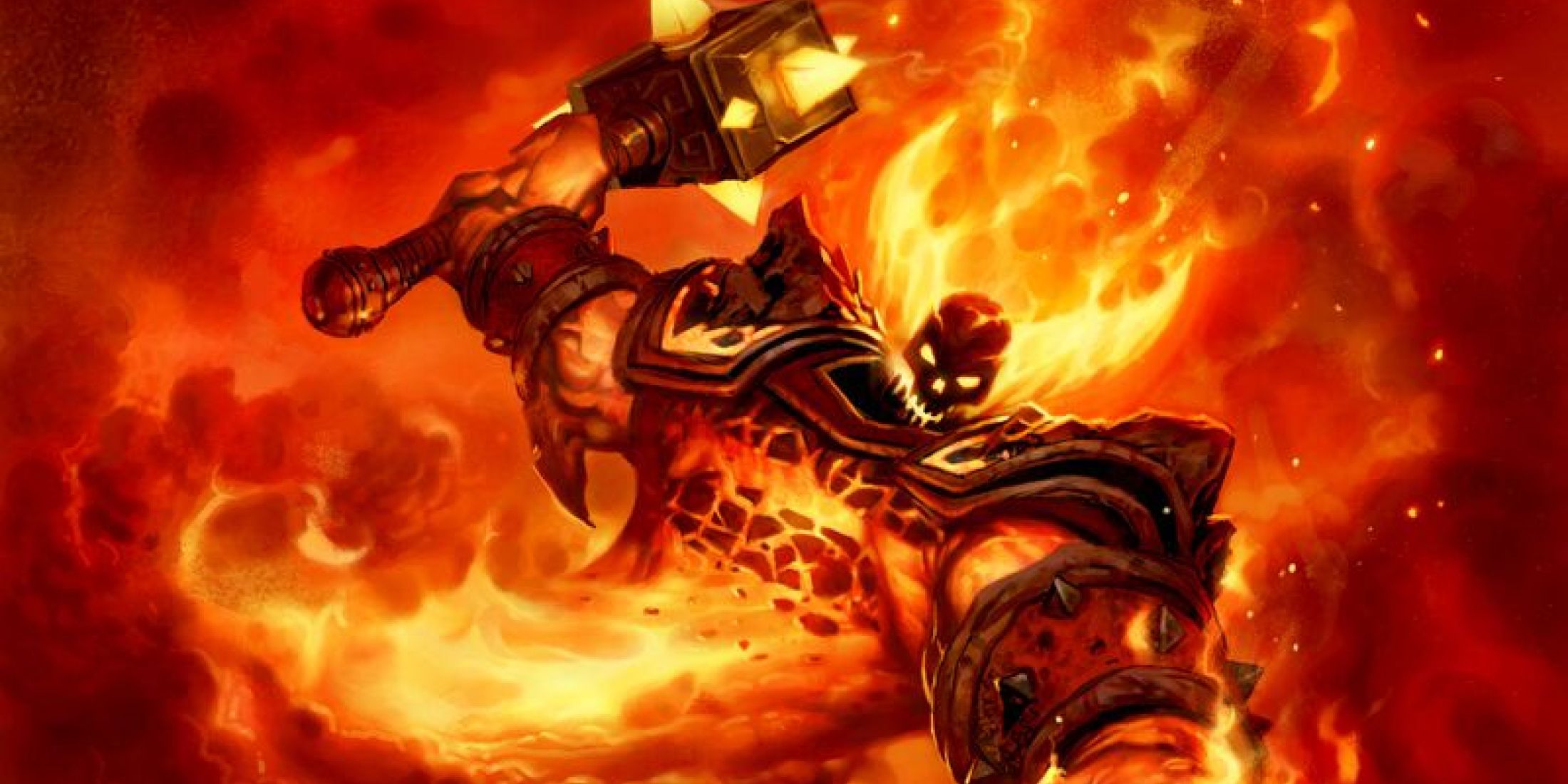 ragnaros the firelord from wow trading card game hearthstone