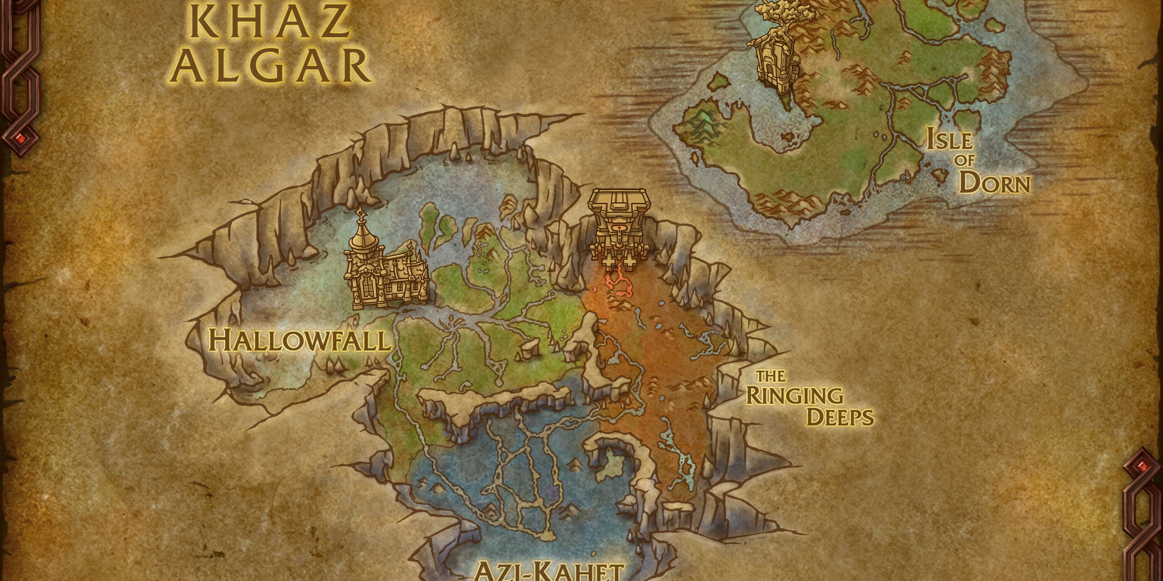 World of Warcraft Fan Discovers Neat Detail About The War Within Map