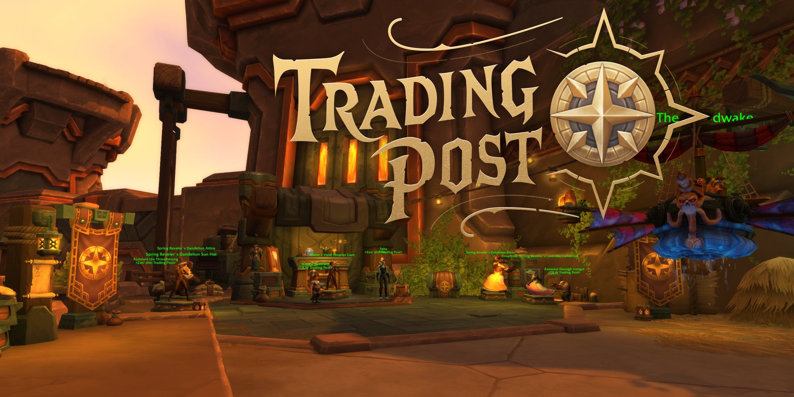 World of Warcraft Reveals August 2024 Trading Post Rewards