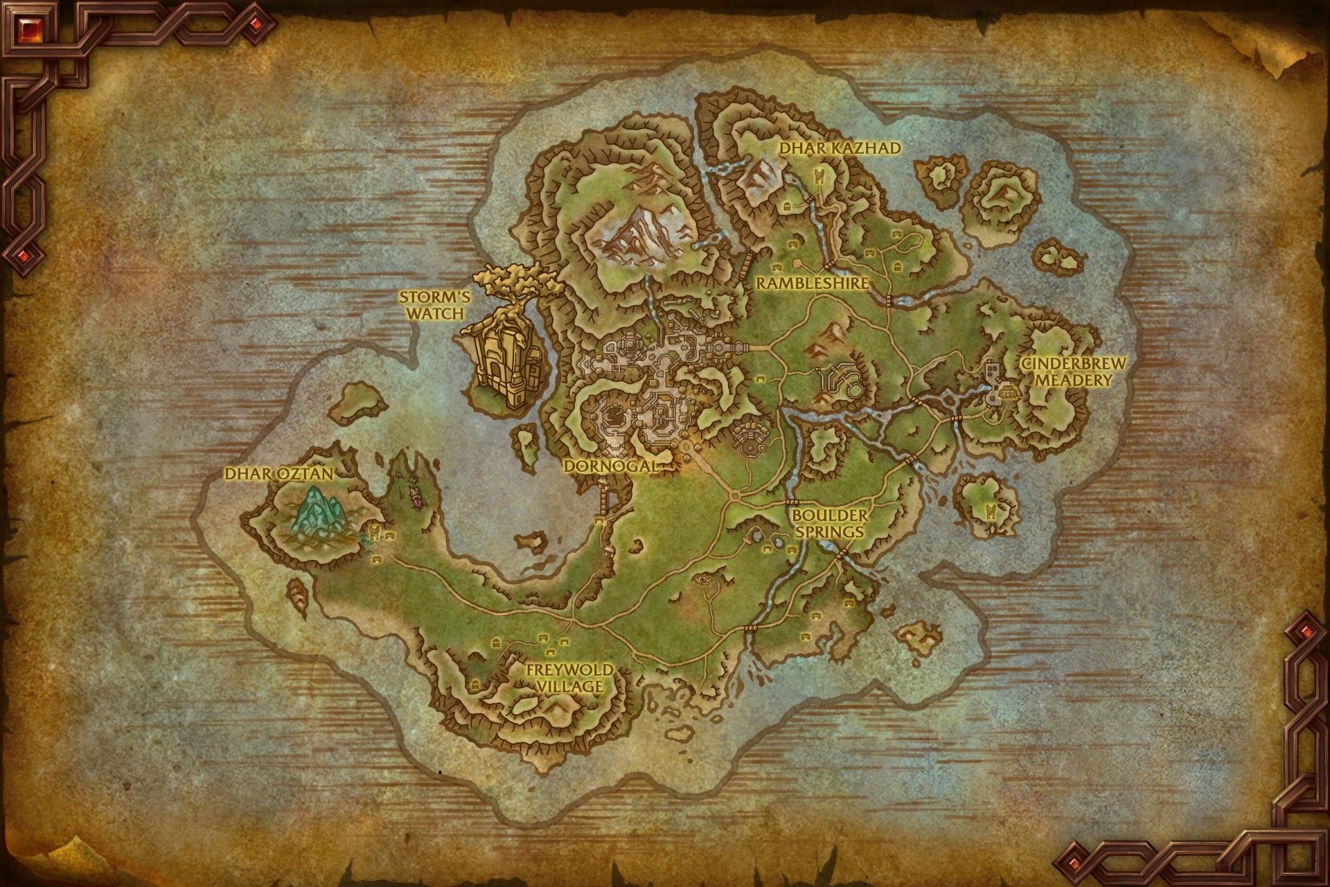 How World of Warcraft The War Within&rsquo;s Map Compares to Dragonflight&rsquo;s