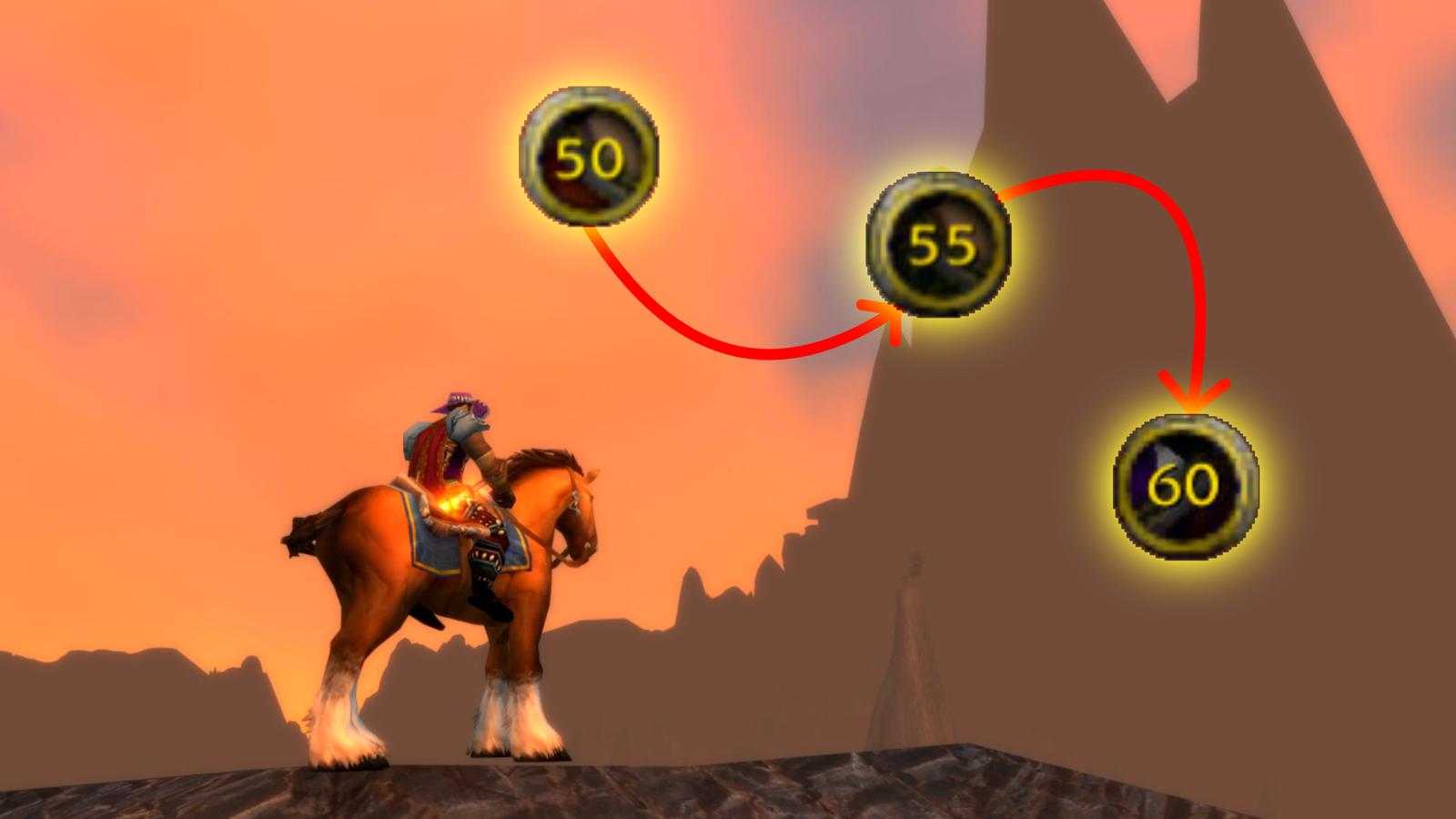WoW SoD Phase 4 Leveling Lvl 50 to 60 Max Level World of Warcraft