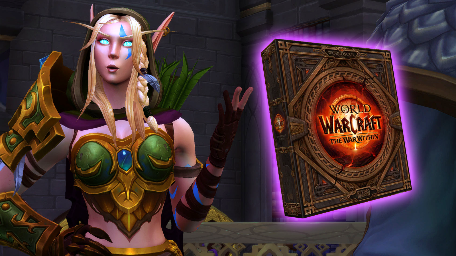 WoW The War Within 20th Anniversary Collectors Edition Alleria Windrunner Box Design
