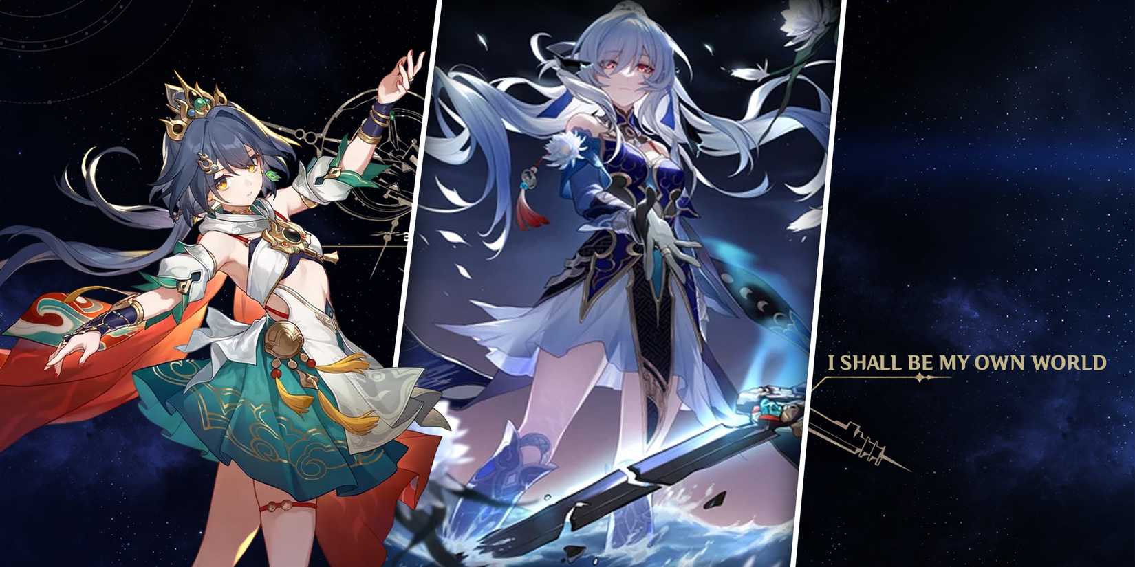 yunli using i shall be my own world light cone in honkai star rail