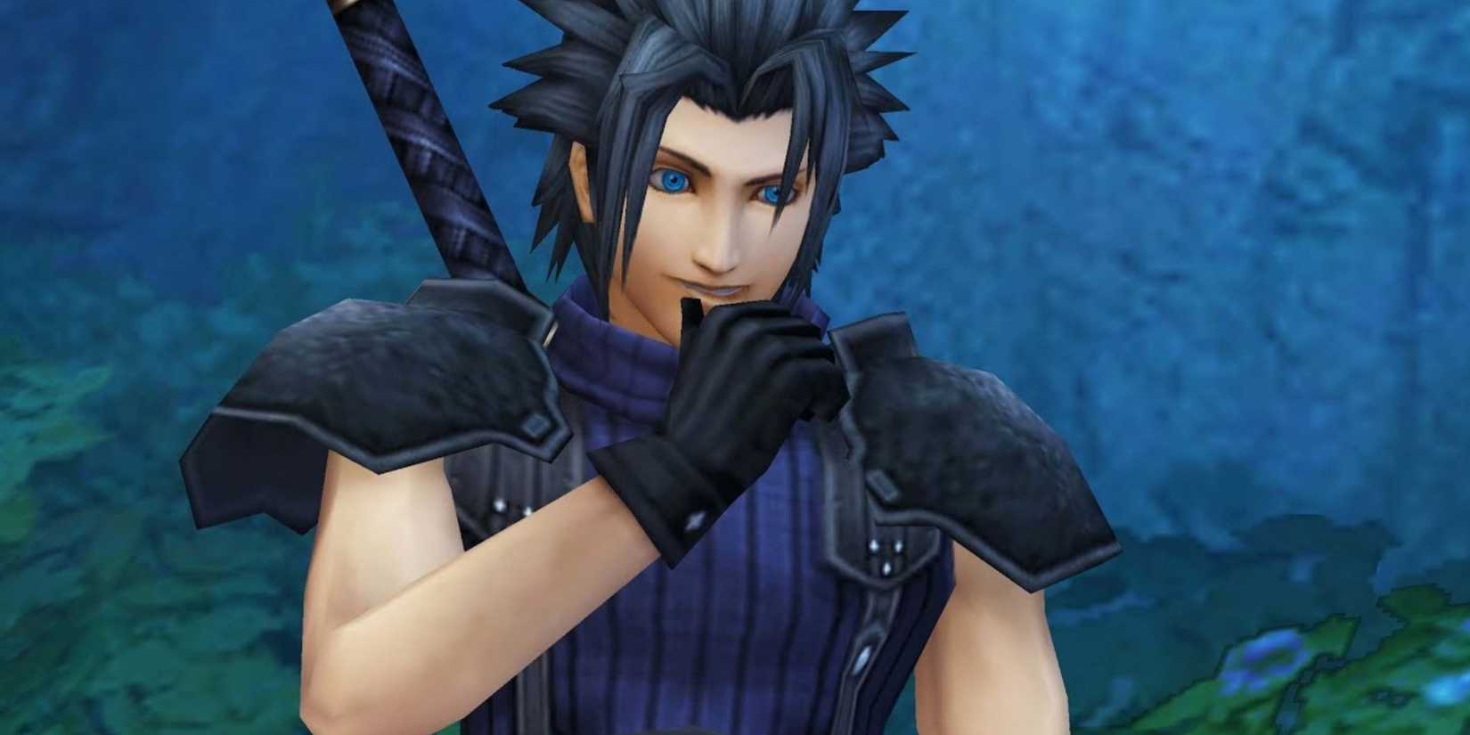 Zack in Crisis Core Final Fantasy 7 on PSP