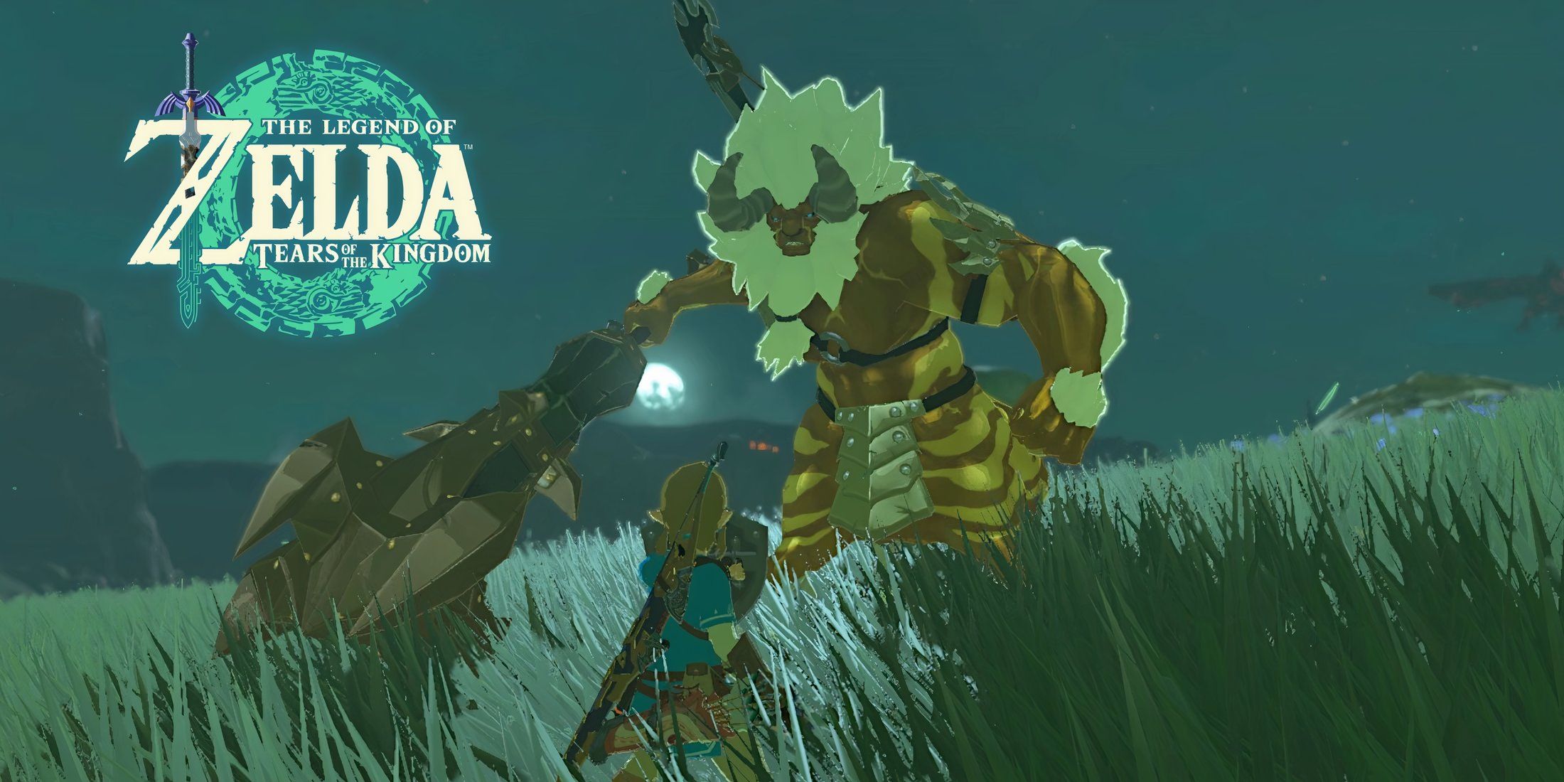 Zelda: Tears of the Kingdom Link and a Lynel
