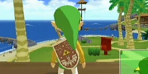 link on outset island in the wind waker