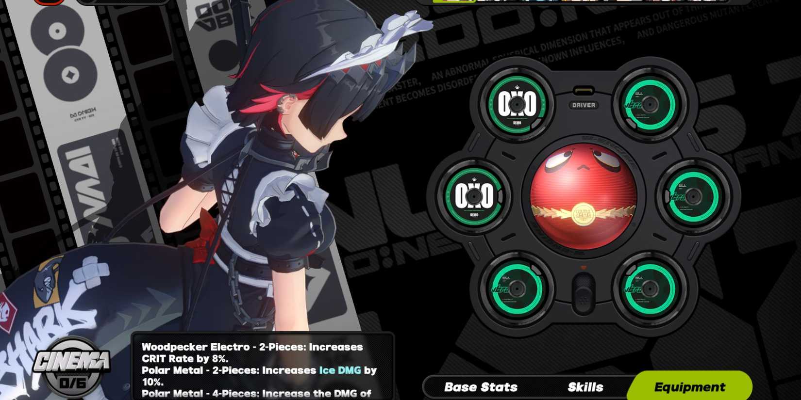 Zenless Zone Zero Ellen's equipment