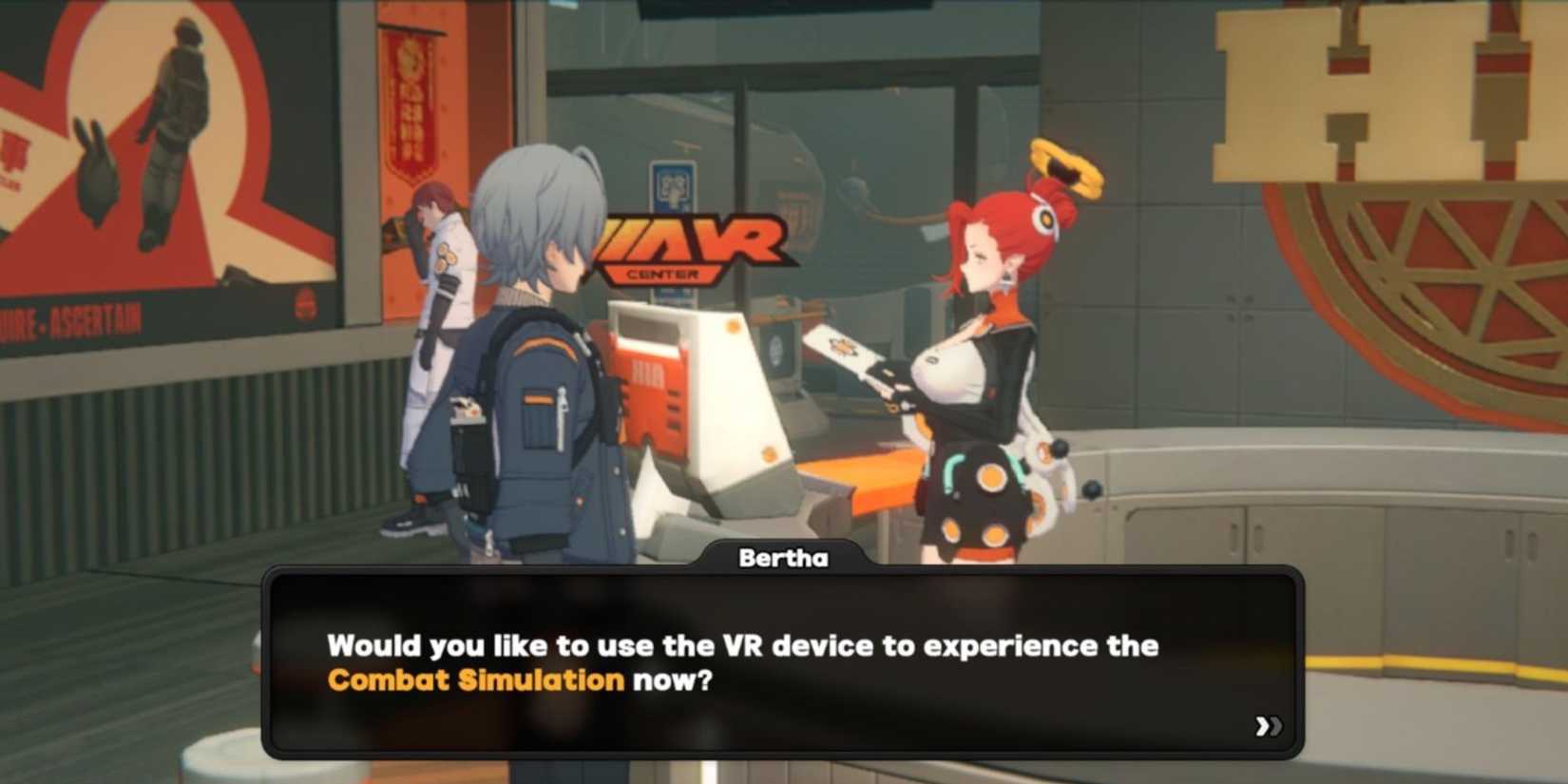 combat simulation icon in zeneless zone zero.