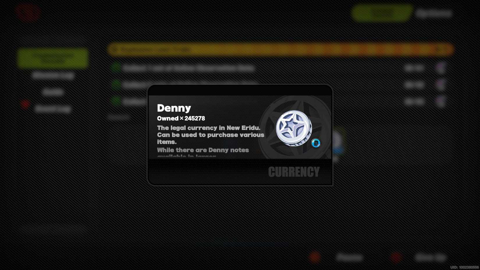 Image of the currency Denny in Zenless Zone Zero
