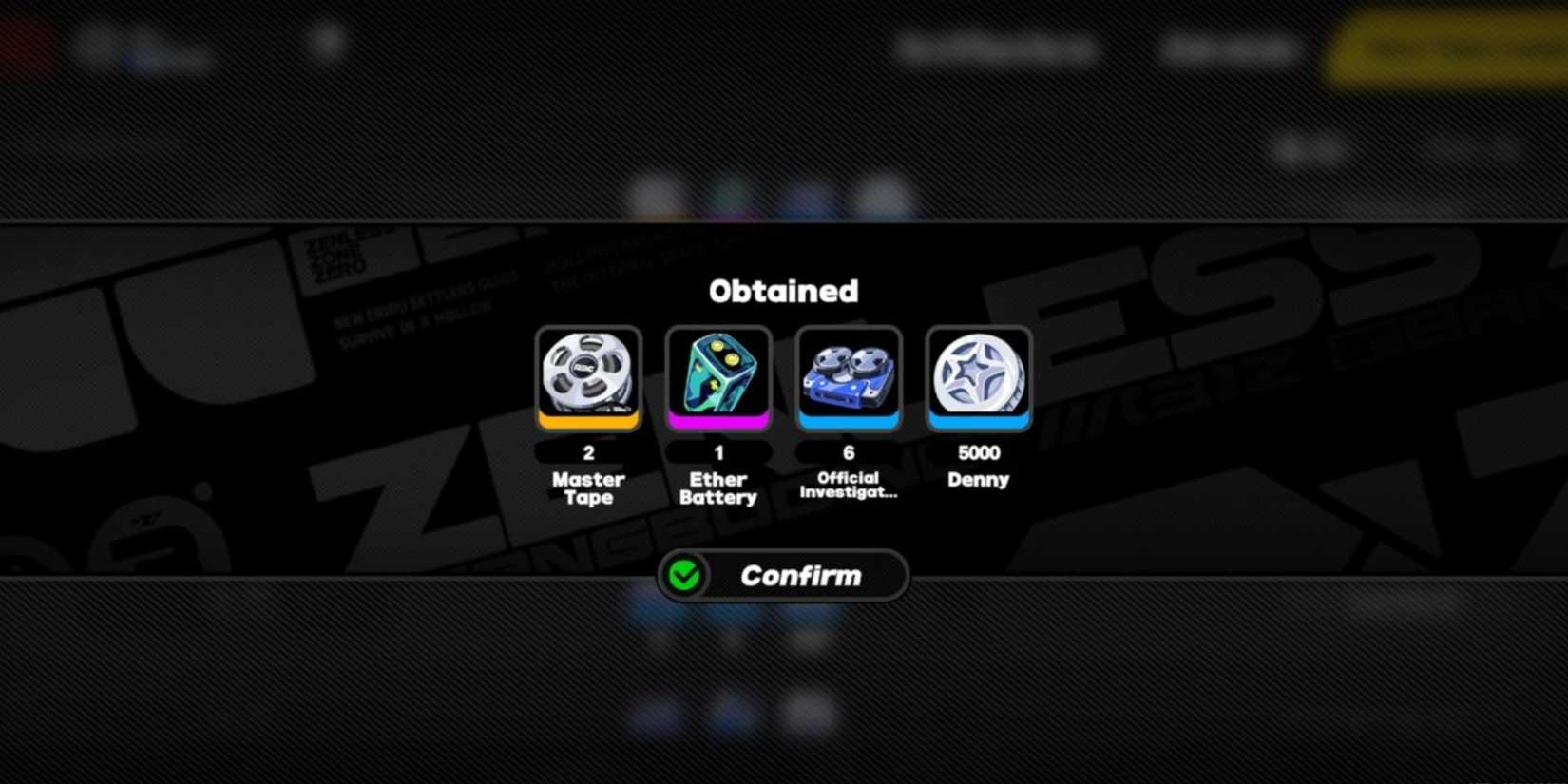 zenless zone zero ether battery reward.