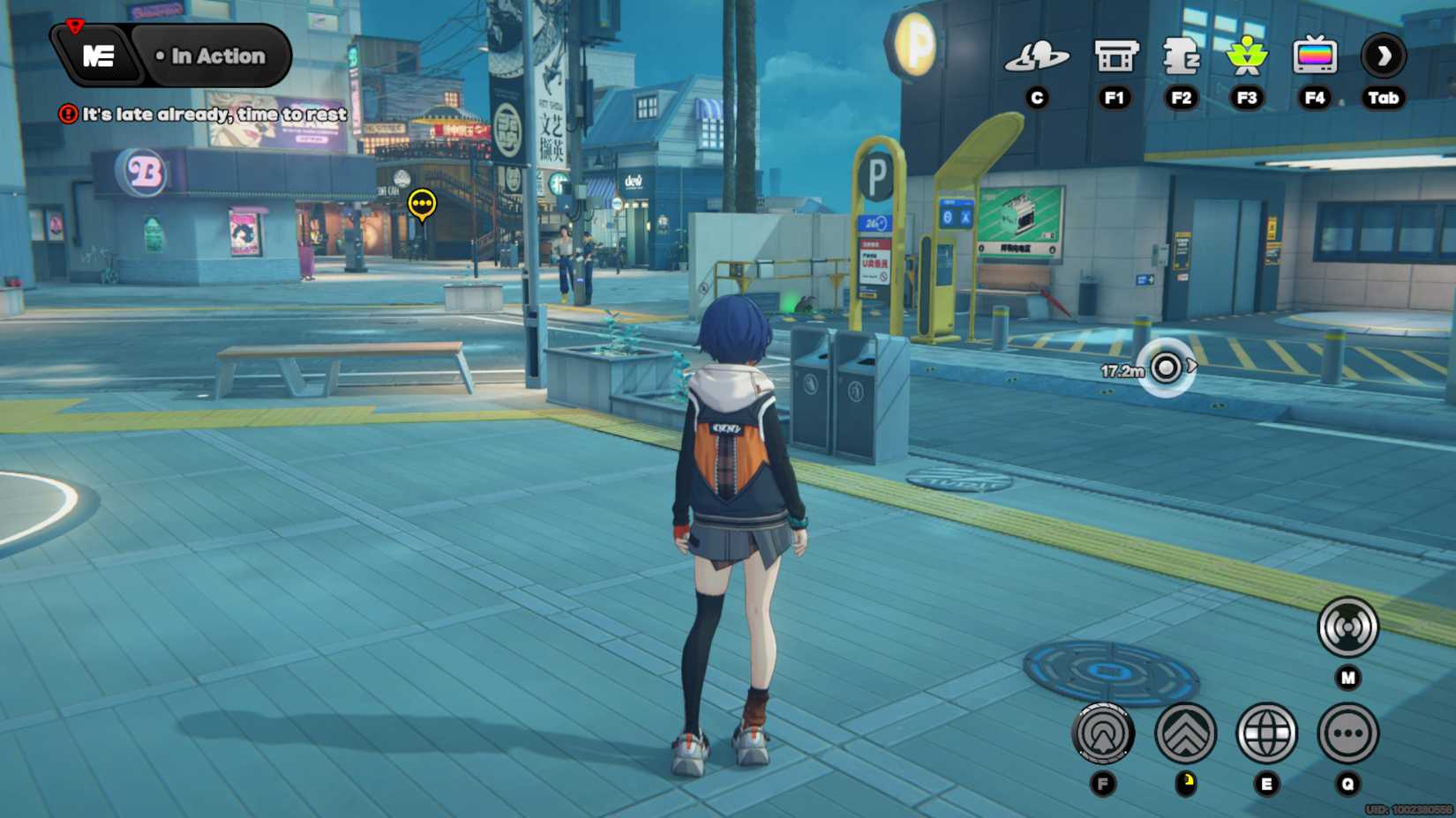 Image of where Ruby can be found near the HIA Building in Zenless Zone Zero