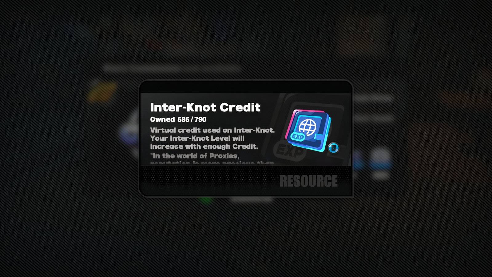 Inter-Knot credit zenless zone zero