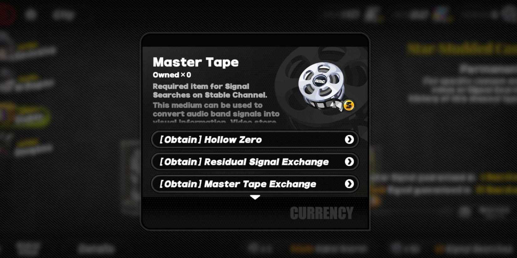 Zenless Zone Zero Master Tape