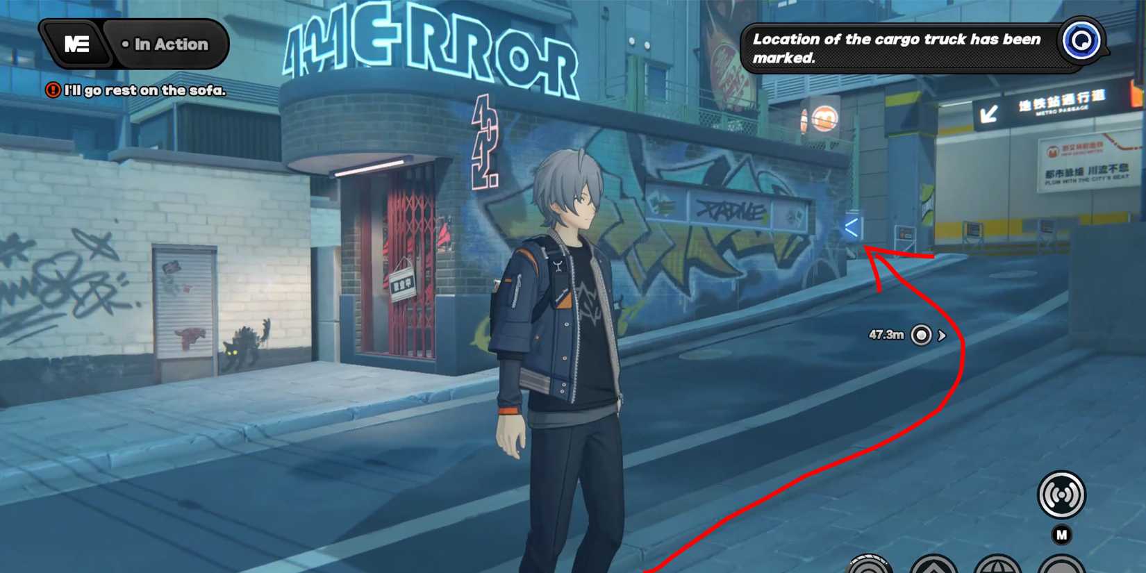 zenless zone zero missing mini cargo truck location 5 in sixth street