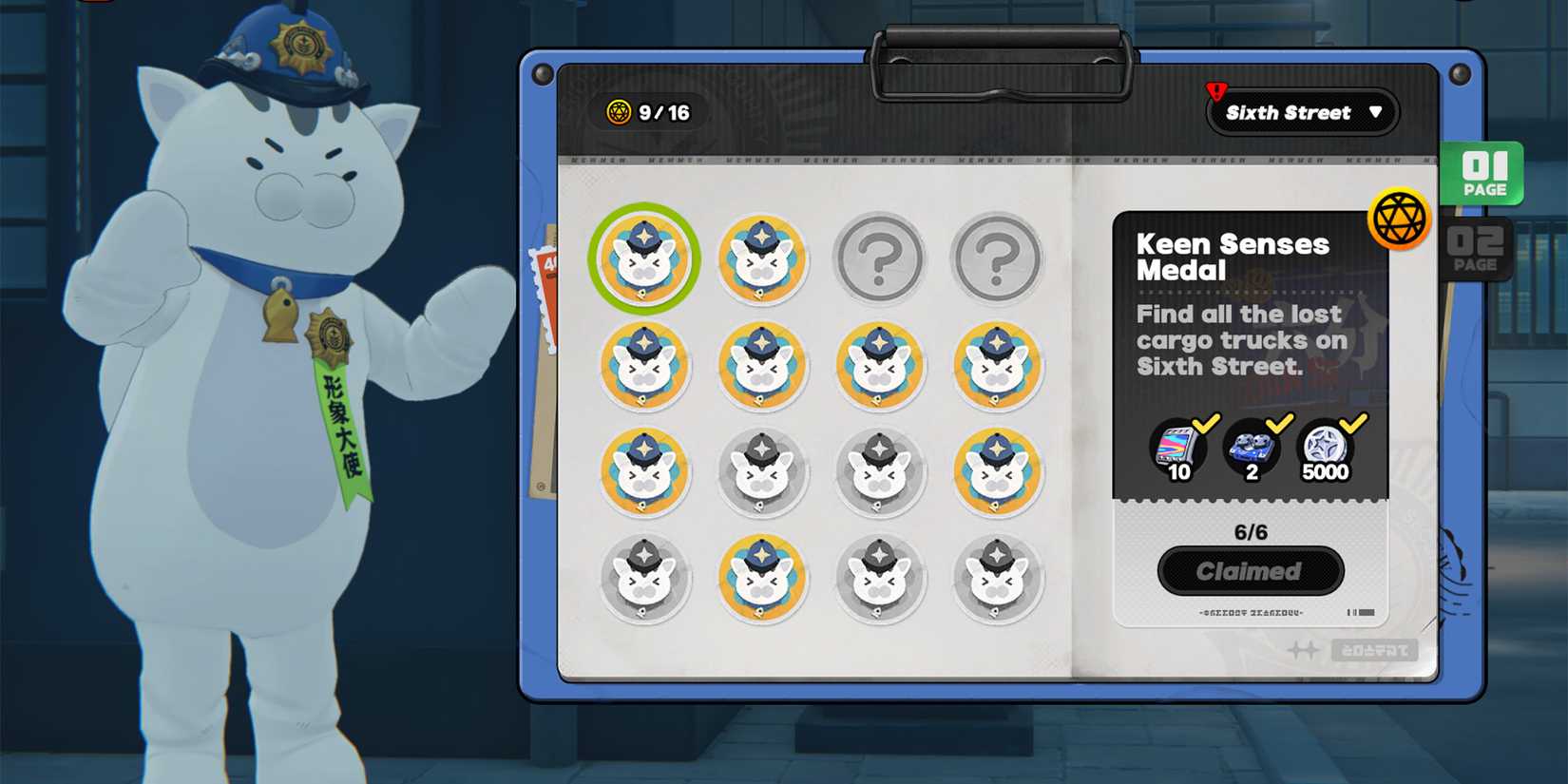 zenless zone zero sixth street missing mini cargo truck challenge rewards