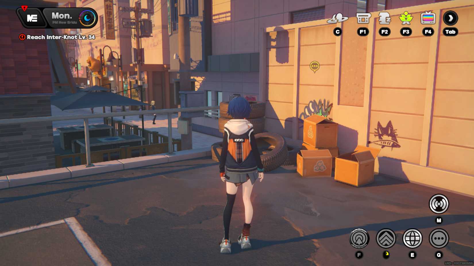 Image of some tires in the playground in Zenless Zone Zero