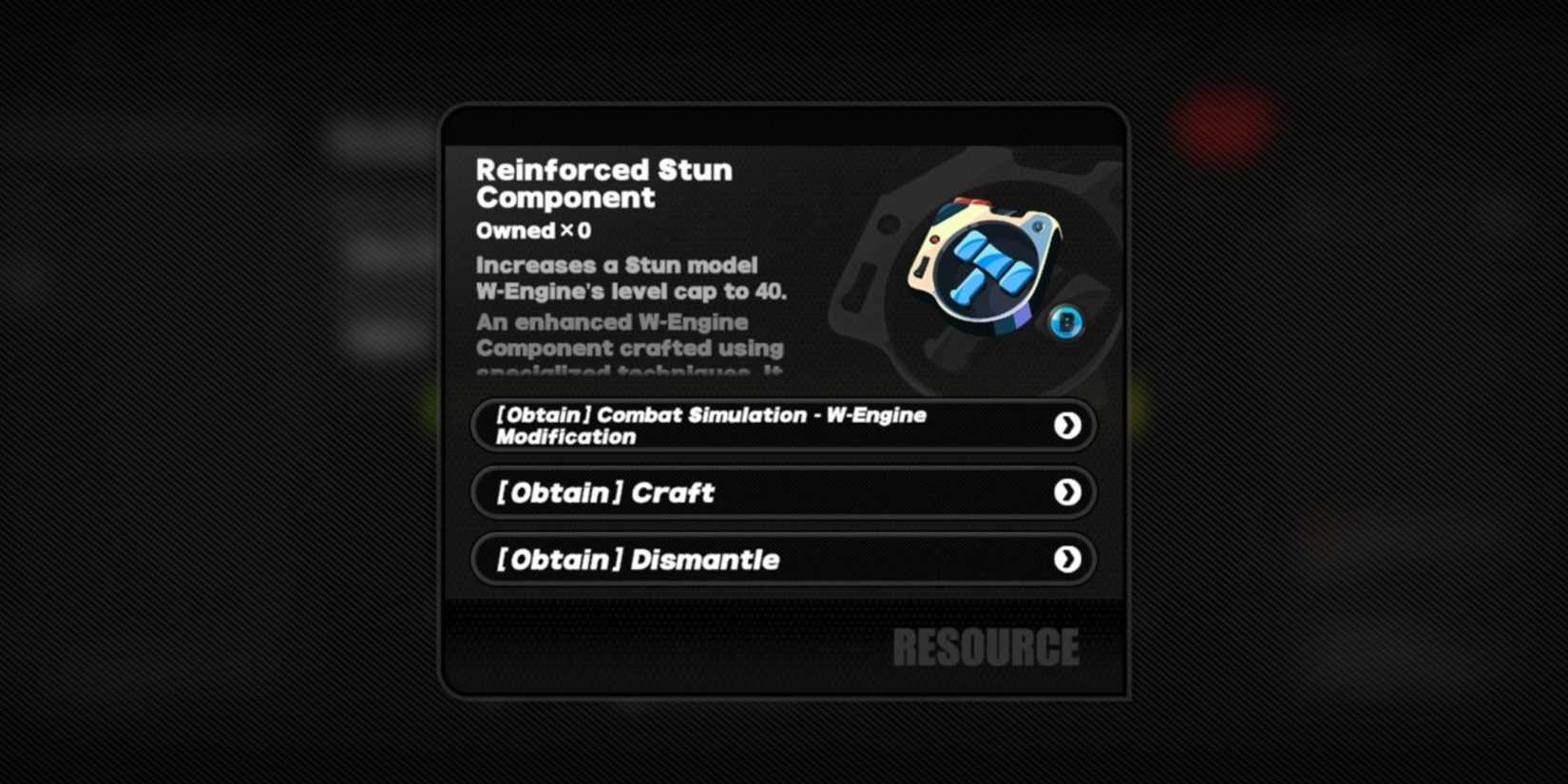 w-engine ascension material in zenless zone zero.