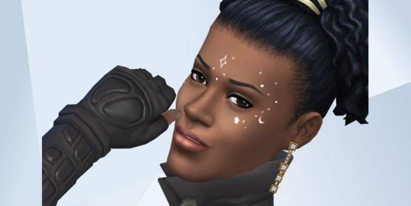 An image of the Marvel character Shuri recreated in The Sims 4 