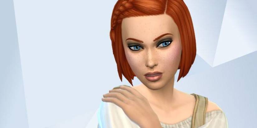 An image of Leliana from Dragon Age made in The Sims 4