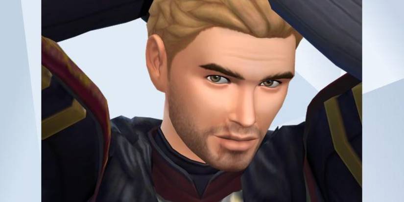 An image of Cullen from Dragon Age made in The Sims 4