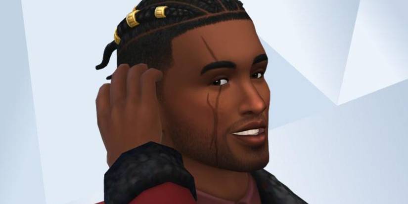 An image of Wyll from Baldur's Gate 3 recreated in The Sims 4 