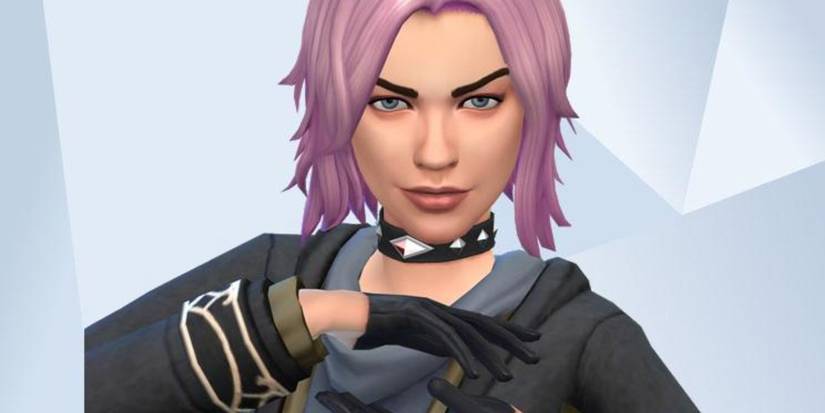 An image of Nymphadora Tonks from Harry Potter recreated in The Sims 4