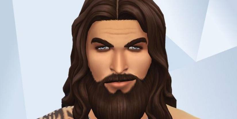 An image of Arthur Curry/Aquaman from DC recreated in The Sims 4 