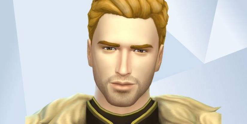 An image of Alistair from Dragon Age made in The Sims 4
