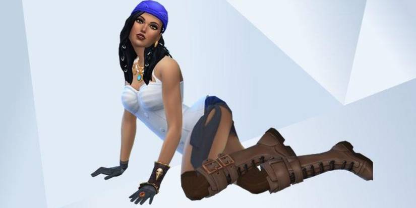 An image of Isabela from Dragon Age made in The Sims 4