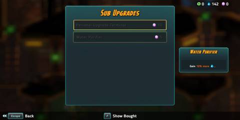 The Water Purifier Upgrade 