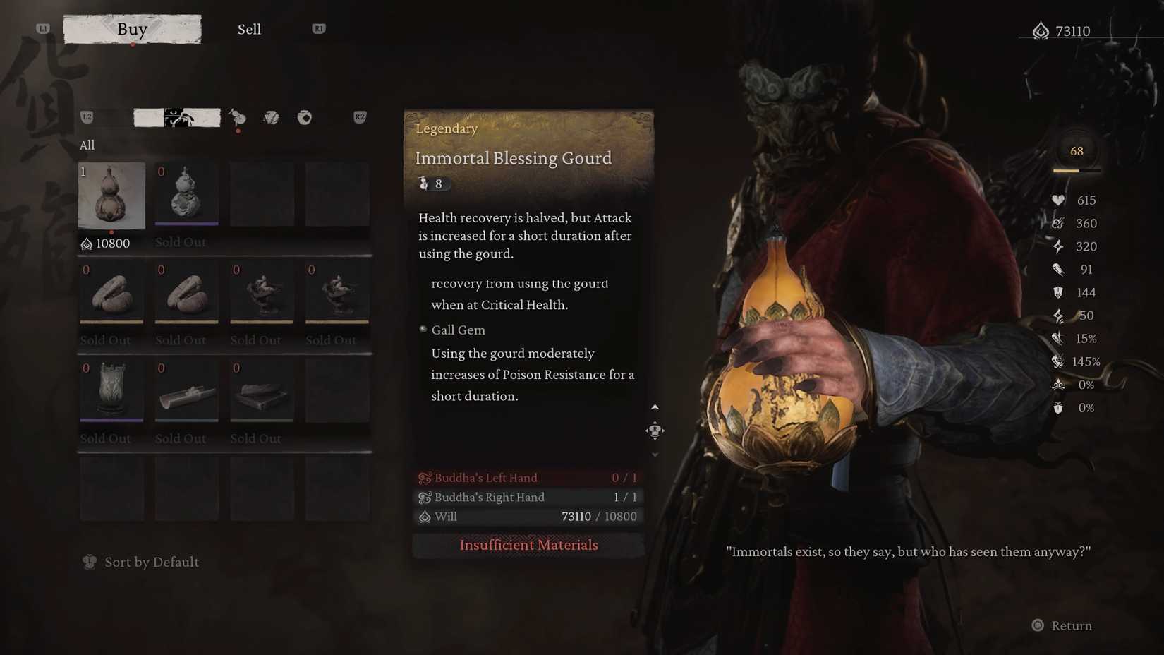 Black Myth: Wukong—  Immortality Blessing Gourd