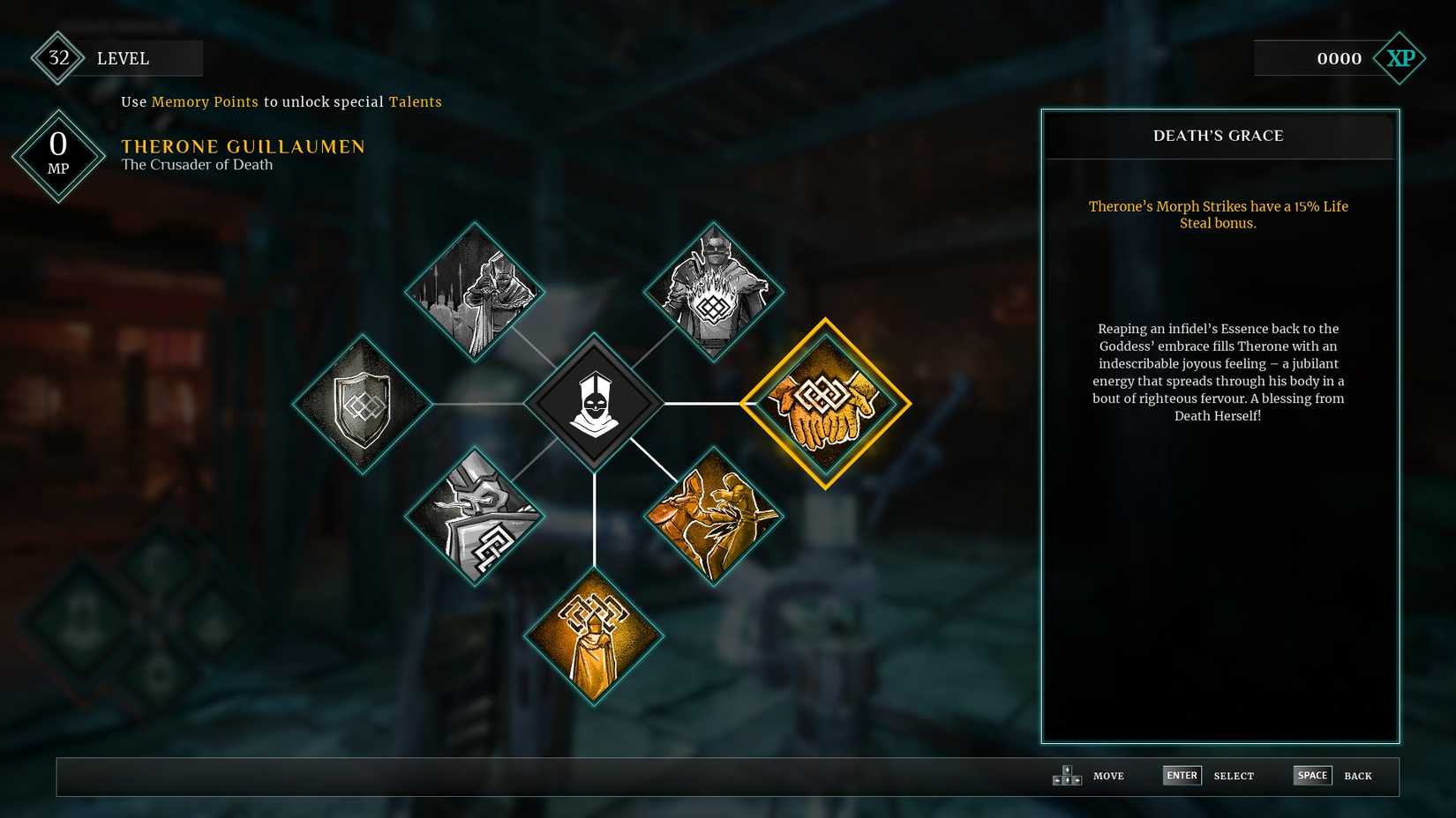 Deathbound_Therone Guillaumen_Talents