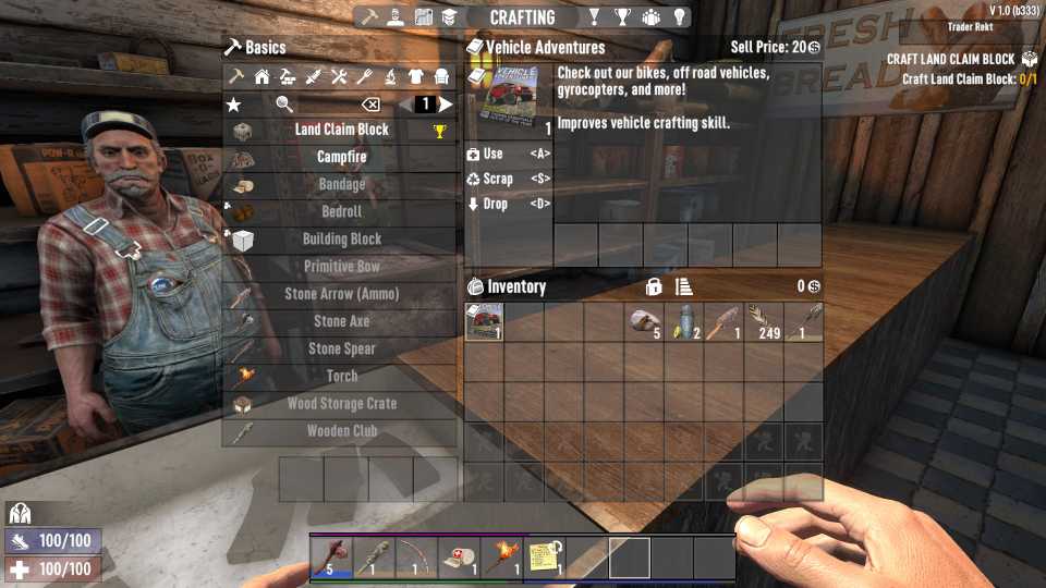 Vehicle Adventures magazine in 7 Days To Die