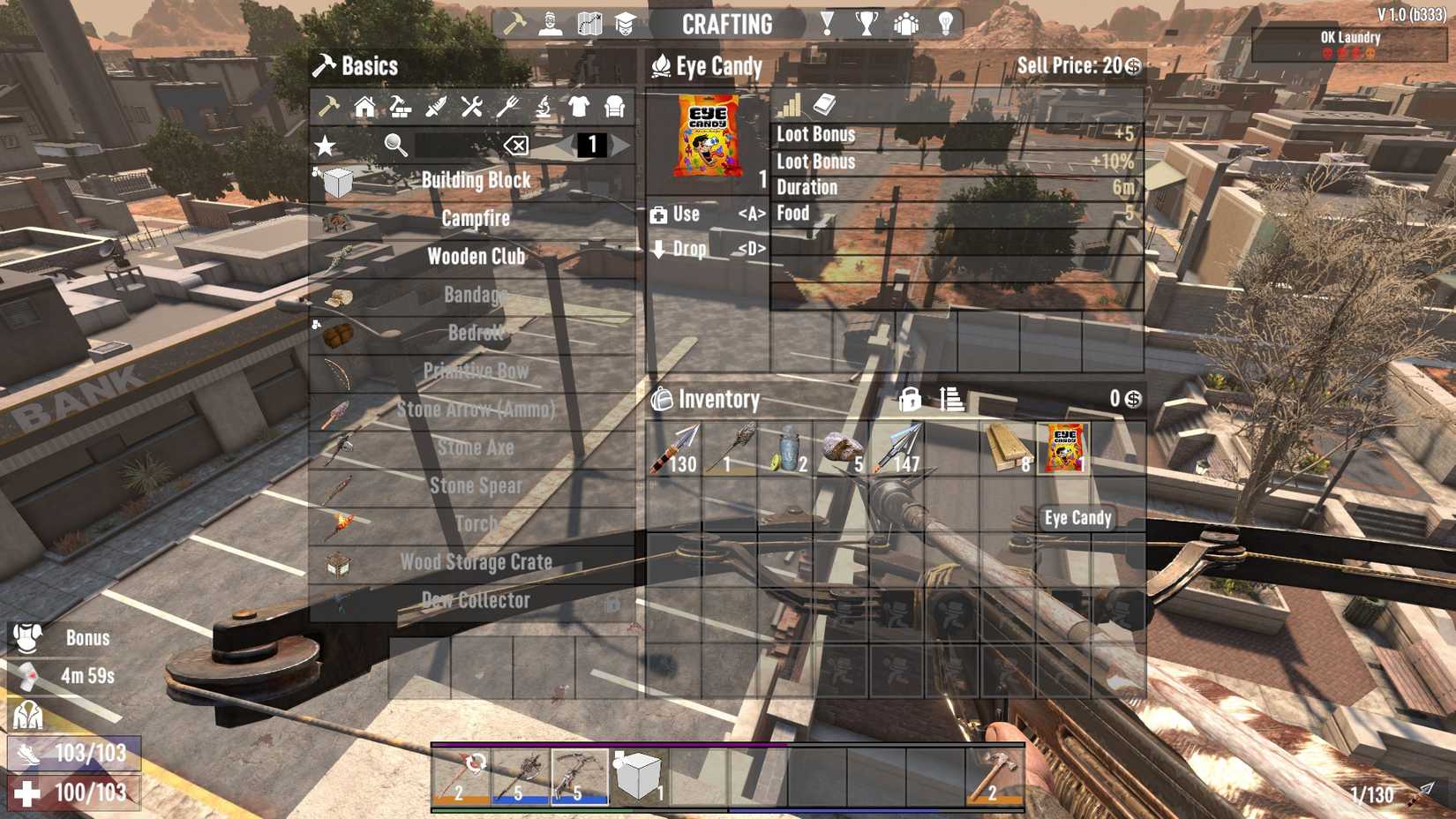 Eye Candy stat bonuses in 7 Days To Die