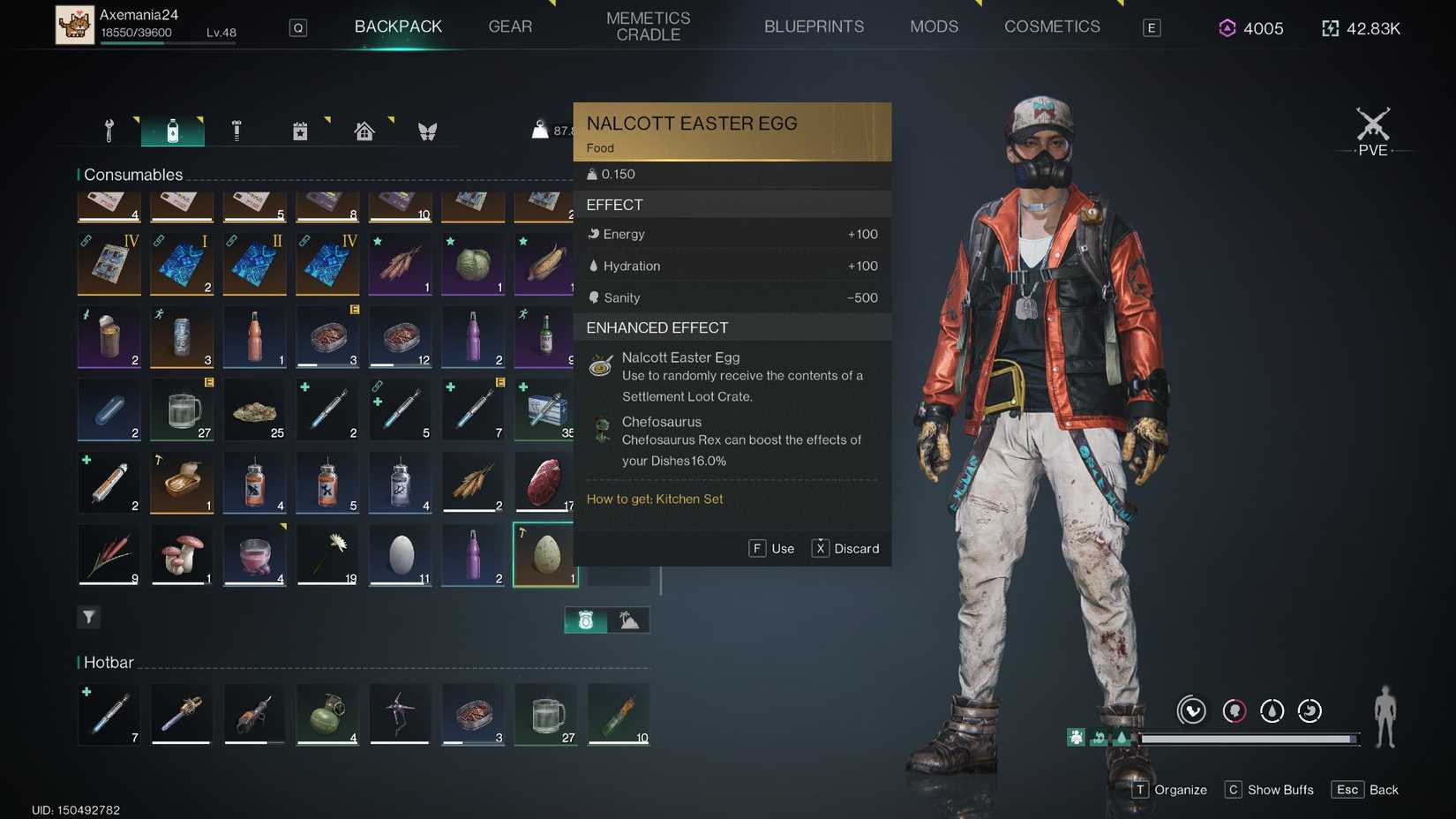 Full description of a Nalcott Easter Egg in Once Human