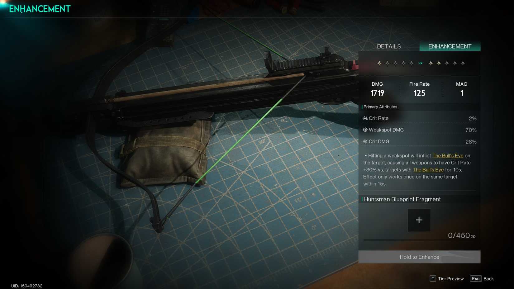 Full description of the Recurve Crossbow in Once Human