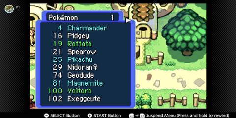 The Player Checking Pokemon's Friend Areas