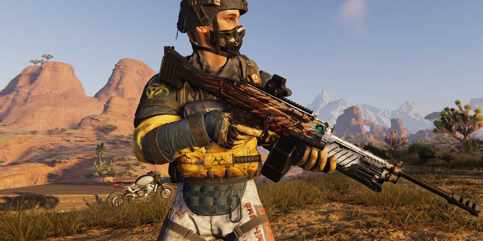 Bastille set with the MG4 Predator in Once Human