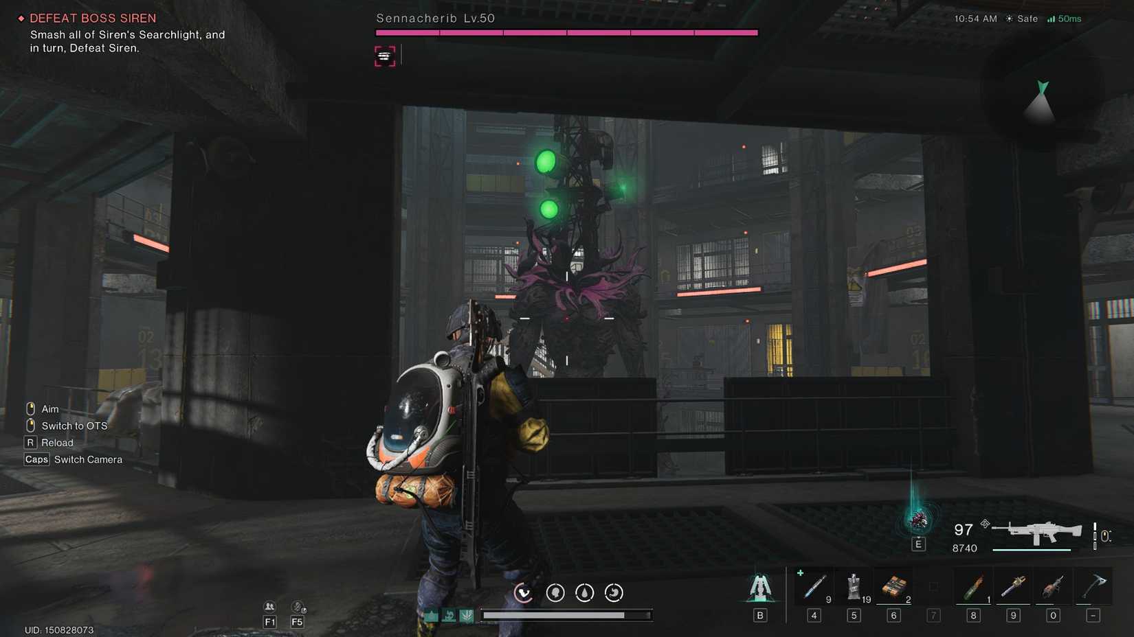 The boss at Silo EX1 in Once Human