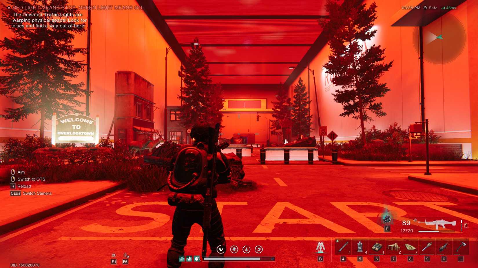 Silo EX1's stoplight room in Once Human