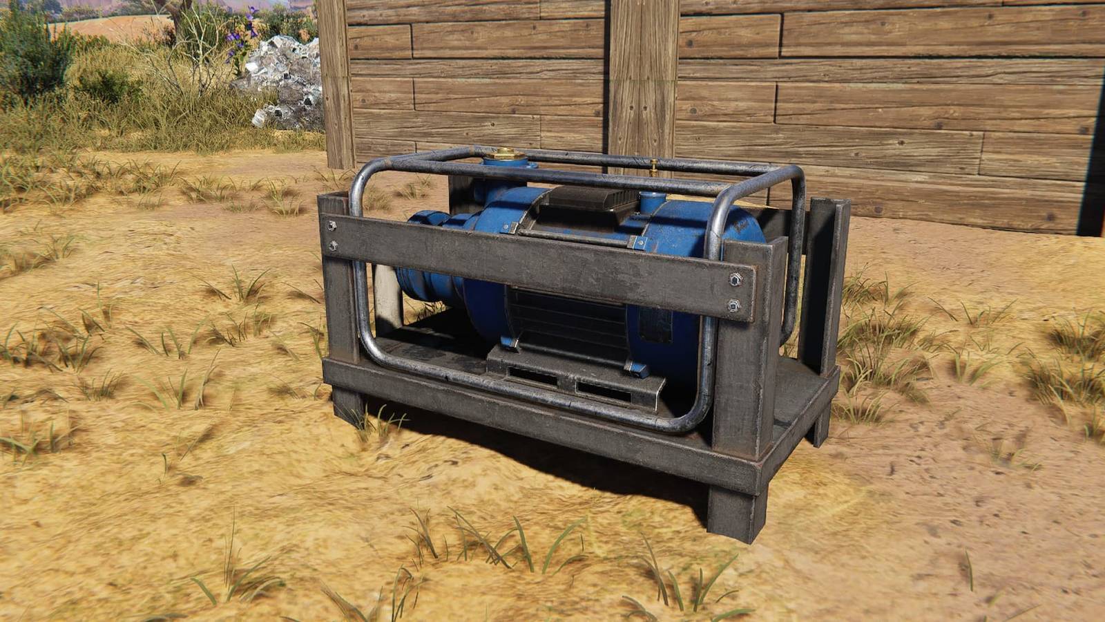 A water pump extracting groundwater in Once Human