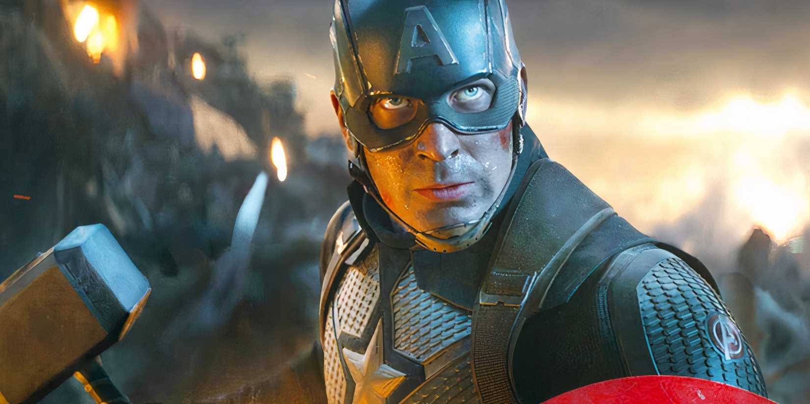 Captain America in the MCU played by Chris Evans