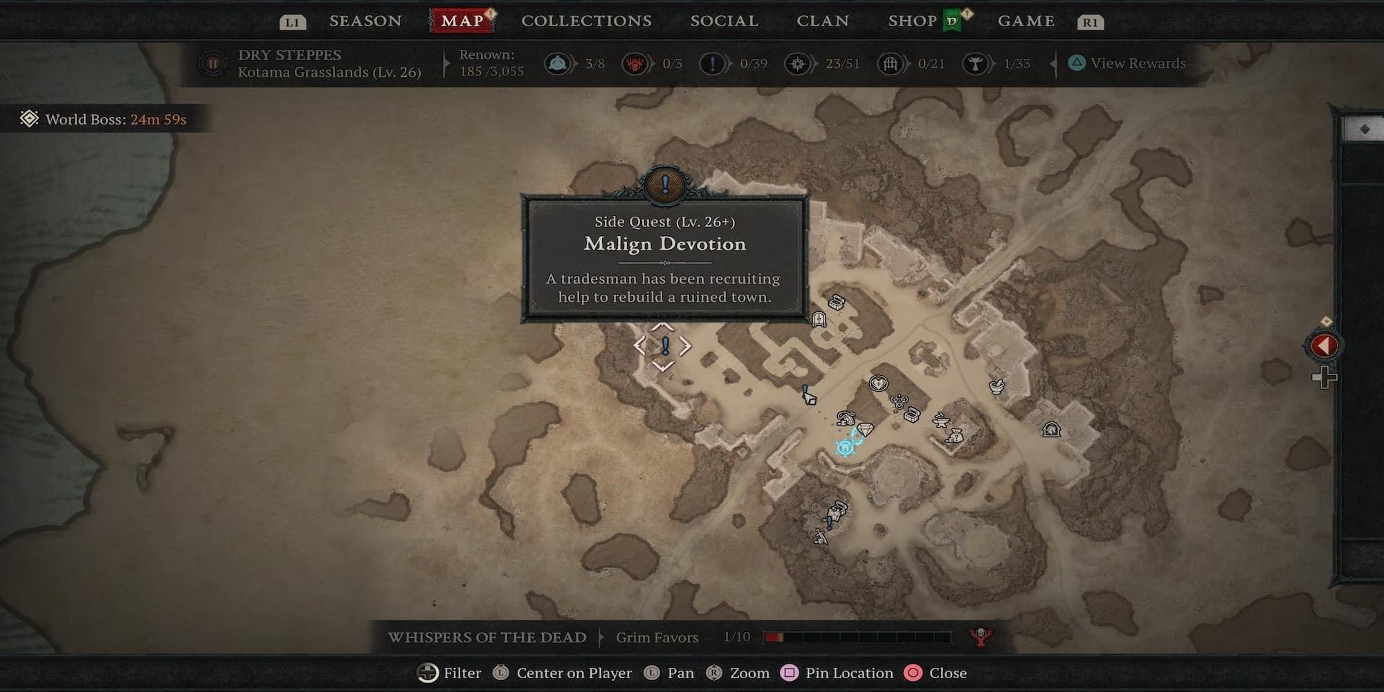 How To Get Renown In Diablo 4