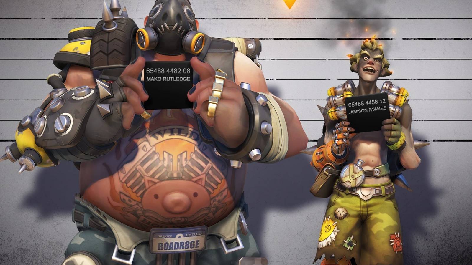 overwatch 2 roadhog and junkrat cosplay