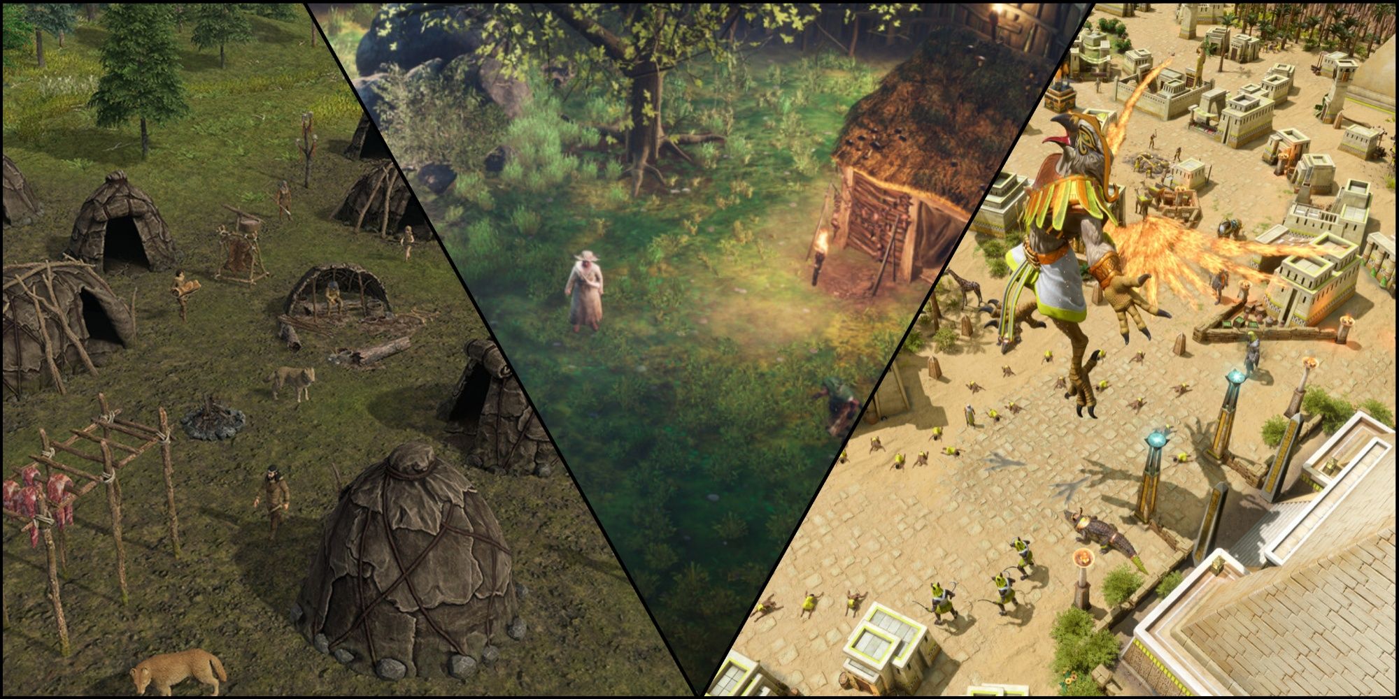 5 Strategy Games With The Most Innovative Mechanics Age of Empires Mythologies Gord Dawn Of Man