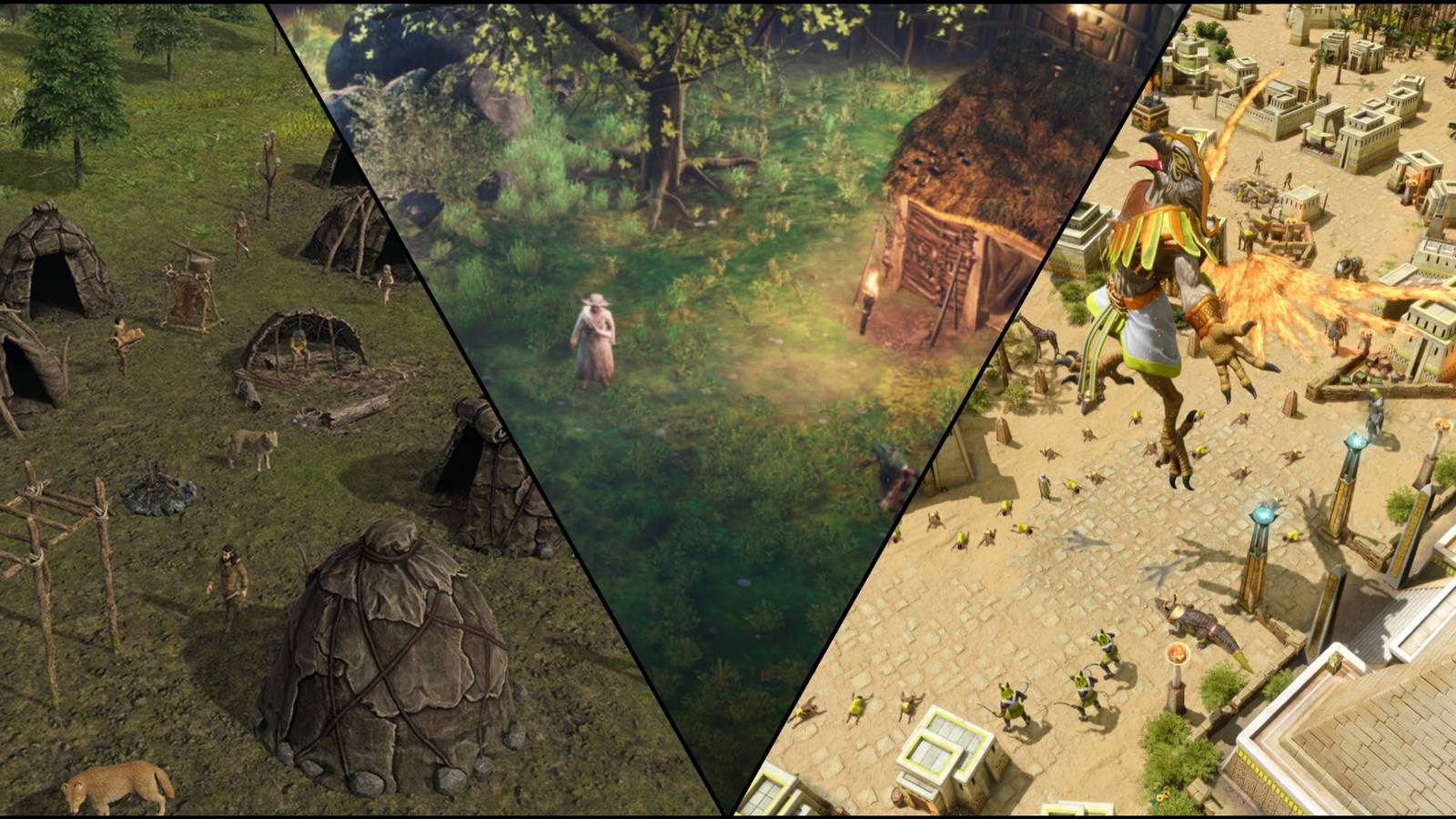 5 Strategy Games With The Most Innovative Mechanics Age of Empires Mythologies Gord Dawn Of Man